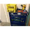 Image 1 : CRAFTSMAN TOOLBOX WITH CONTENTS PLUS CRATE COIL NAILS