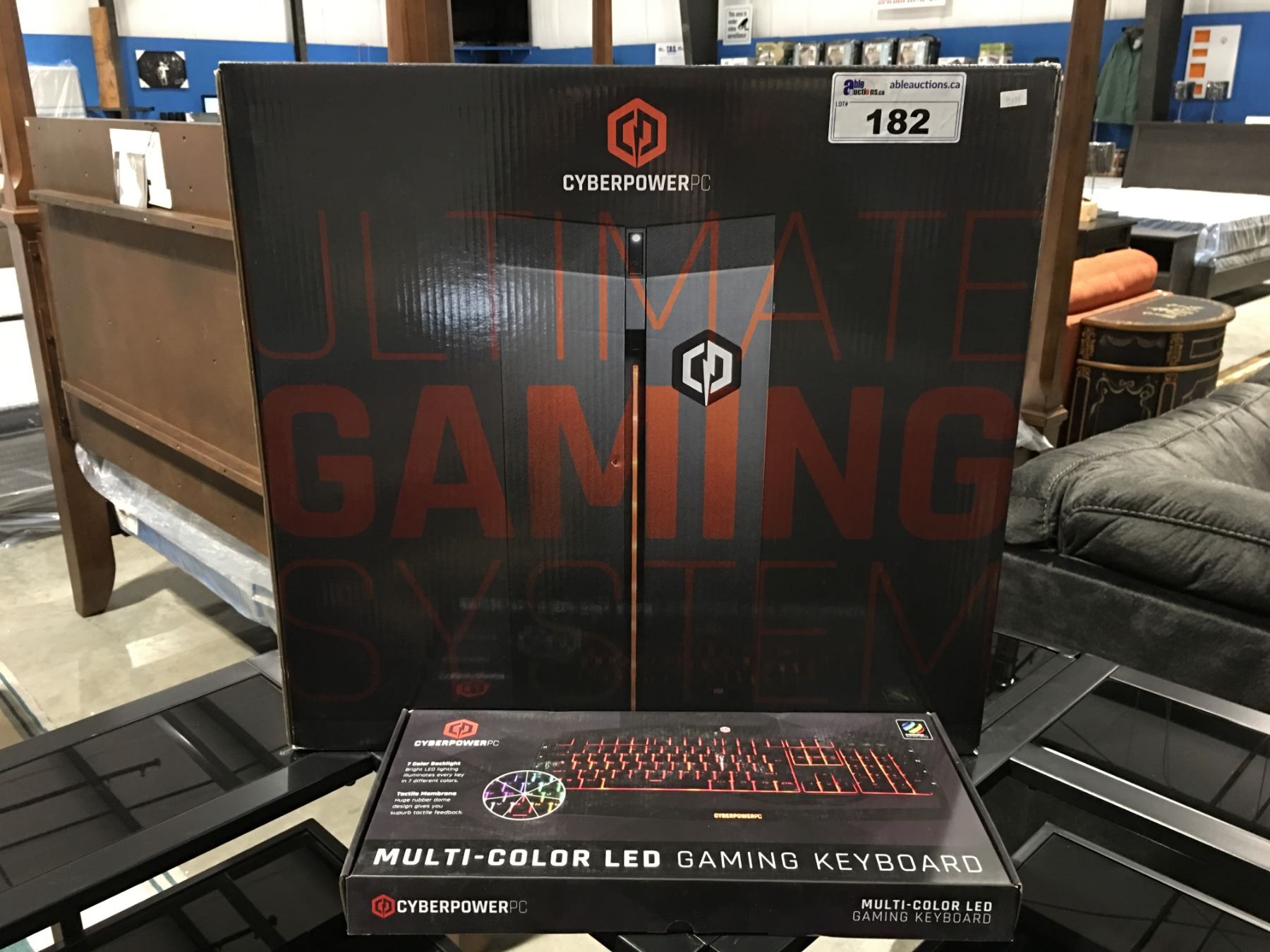 CYBERPOWER PC ULTIMATE GAMING SYSTEM WITH MULTI COLORED LED GAMING KEY ...
