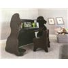 Image 2 : ACE BABY FURNITURE CHILDS LIONS DESK WITH CHAIR ESPRESSO