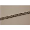 Image 2 : CERTIFIED DIAMOND STUDDED TENNIS BRACELET, SET WITH 10 DIAMONDS, 'S' WAVE LINK, INCLUDES