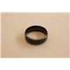 Image 2 : CERTIFIED TITANIUM BAND RING, 8MM WIDE, SMOOTH COMFORT FIT, INCLUDES CERTIFICATE