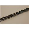 Image 2 : 60CT MYSTIC TOPAZ TENNIS BRACELET, 17 ROUND CUT TOPAZ