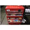 Image 2 : CRAFTSMAN RED ROLLING TOOLBOX WITH CONTENTS (NO KEYS)