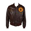 Image 1 : World War II USAAF 8th Air Force A-2 Flight Jacket with Unit Patch and Painted Decorations