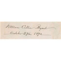 Oliver Wendell Holmes and William Cullen Bryant