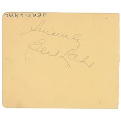 Wizard of Oz: Bert Lahr