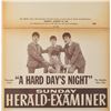 Image 2 : Beatles A Hard Day's Night Newspaper Box Insert