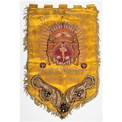 Elvis Presley 1976 Karate Flag