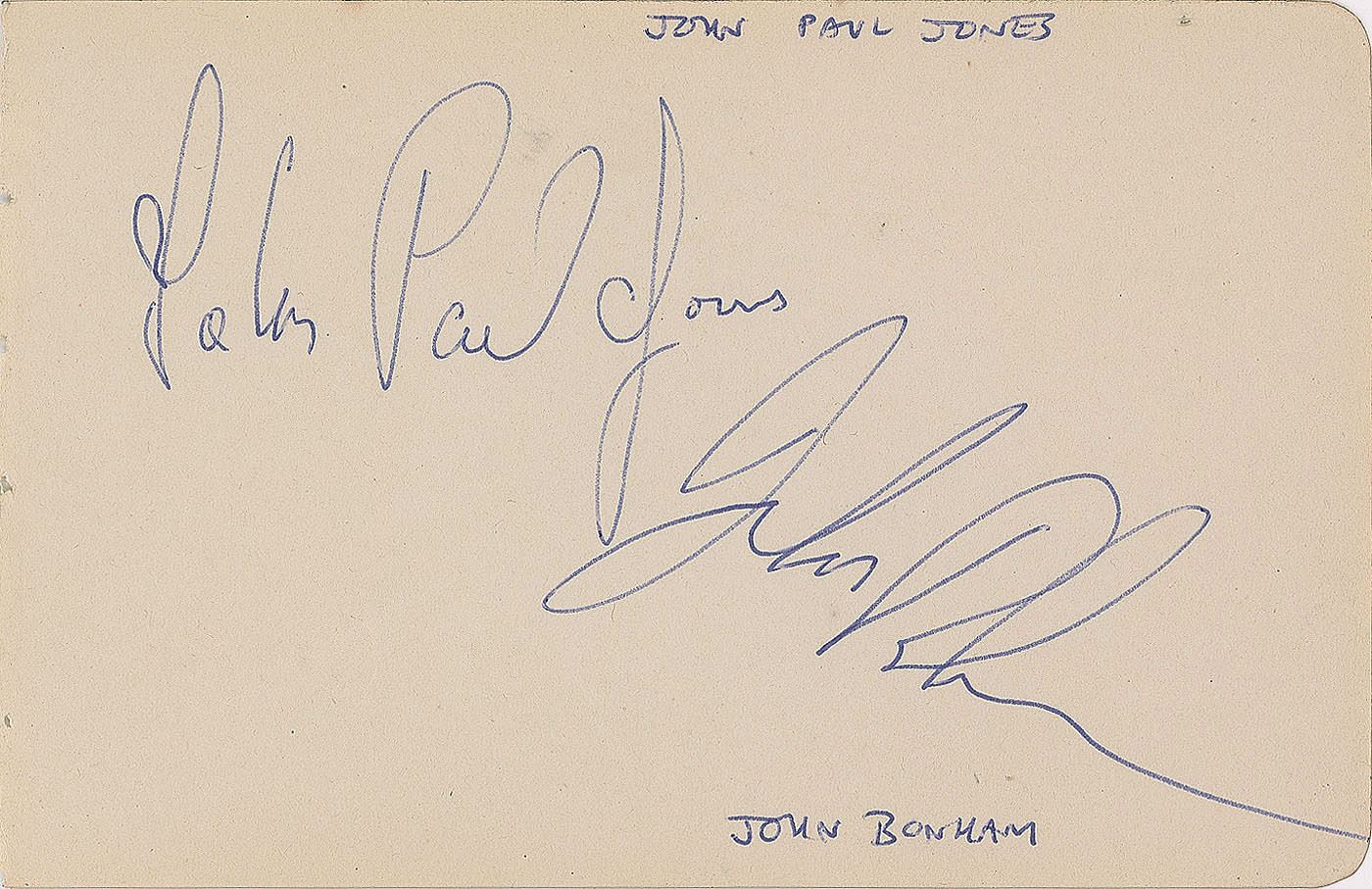 Led Zeppelin Signatures