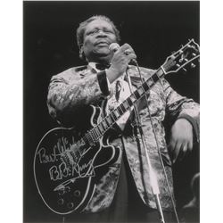 B. B. King Signed Photograph