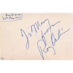 Roy Orbison Signature