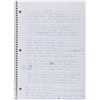Image 2 : Brad Delp's Handwritten Lyrics Notebook