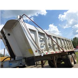 1999 MAC ALUMINUM END DUMP GRAVEL PUP