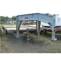 1994 - 20' GOOSENECK FLAT DECK TRAILER