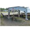 Image 1 : 1994 - 20' GOOSENECK FLAT DECK TRAILER
