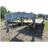 Image 2 : 1994 - 20' GOOSENECK FLAT DECK TRAILER