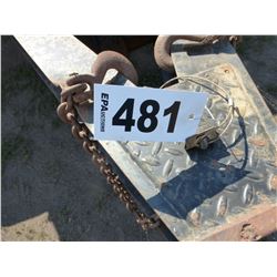 2009 DOUBLE A TANDEM AXLE DUALLY 24' TRAILER