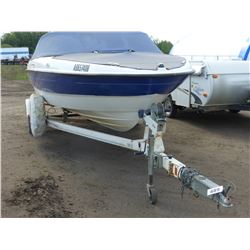 BAYLINER 18.5' FIBREGLASS BOAT  TRAILER