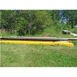 4- 14" I BEAMS APPROX 25 FEET LONG