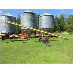 J208-36 GRAIN AUGER 36'X8" SN-164857, KOEHLER PRO 15 ELEC START MOTOR