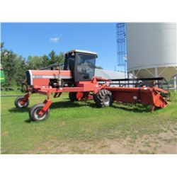 1995 22' 200 MASSEY SWATHER W/ REEL CHANGED AND INSTALLED NEW STYLE WOBBLE BLOCKS, LOW HRS 14