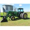 Image 1 : 1980 JOHN DEERE 4640 W/ALLIED LOADER AND BUCKET(3YEARS OLD) 9414 HRS, NEW PAINT 20.8X38 TIRES, IMMAC