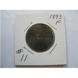 1893 Canadian Large Cent