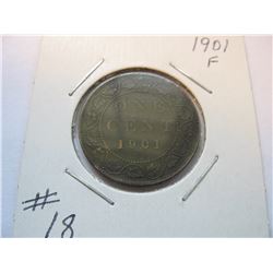 1901 Canadian Large Cent