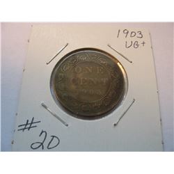 1903 Canadian Large Cent