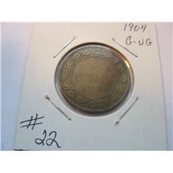 1904 Canadian Large Cent
