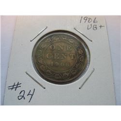 1906 Canadian Large Cent