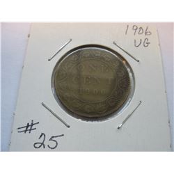 1906 Canadian Large Cent