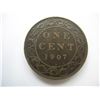Image 2 : 1907H Canadian Large Cent    -  Rare