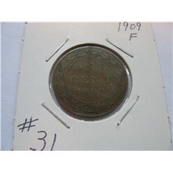1909 Canadian Large Cent