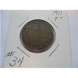 1911 Canadian Large Cent