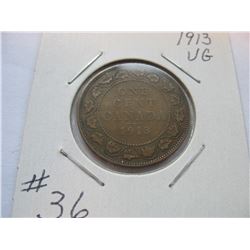 1913 Canadian Large Cent