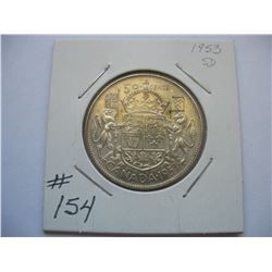 1953  SD  Half Dollar