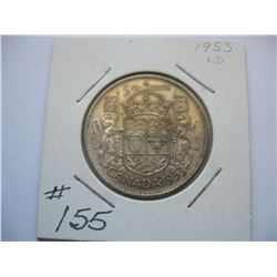 1953  LD  Half Dollar