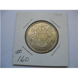 1958    Half Dollar