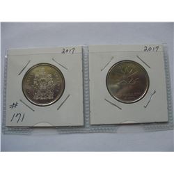 2017   Half Dollars  -  Regular & Canada 150 issue