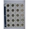 Image 1 : Page of 20  Half Dollar Coins - All different Dates