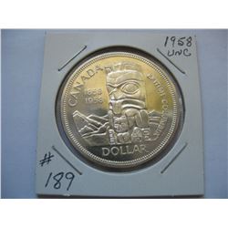 1958 Silver Dollar