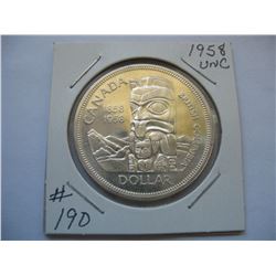 1958 Silver Dollar
