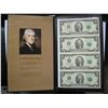 Image 3 : 2003 United States $2.00 Bills - Uncut sheet of 4 - In folder