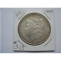 U.S.  1887      Morgan Silver Dollar
