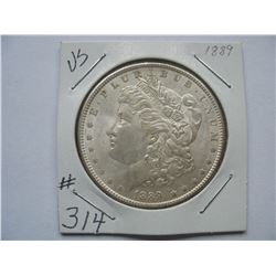 U.S.  1889      Morgan Silver Dollar