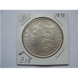 U.S.  1898      Morgan silver Dollar