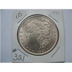 U.S.  1921      Morgan Silver Dollar