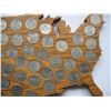 Image 4 : U. S. State Quarters - Wooden Holder  (50 Coins)