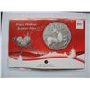 Image 1 : 2012 Canadian $20.00 Silver Coin - Christmas - Reindeer